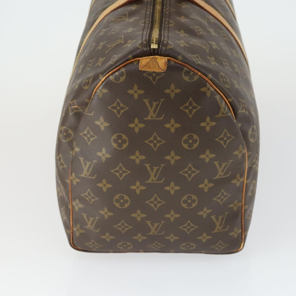 Louis Vuitton Keepall Bag Monogram Canvas Brown Canvas Travel Bag Bag (Pre-Owned)