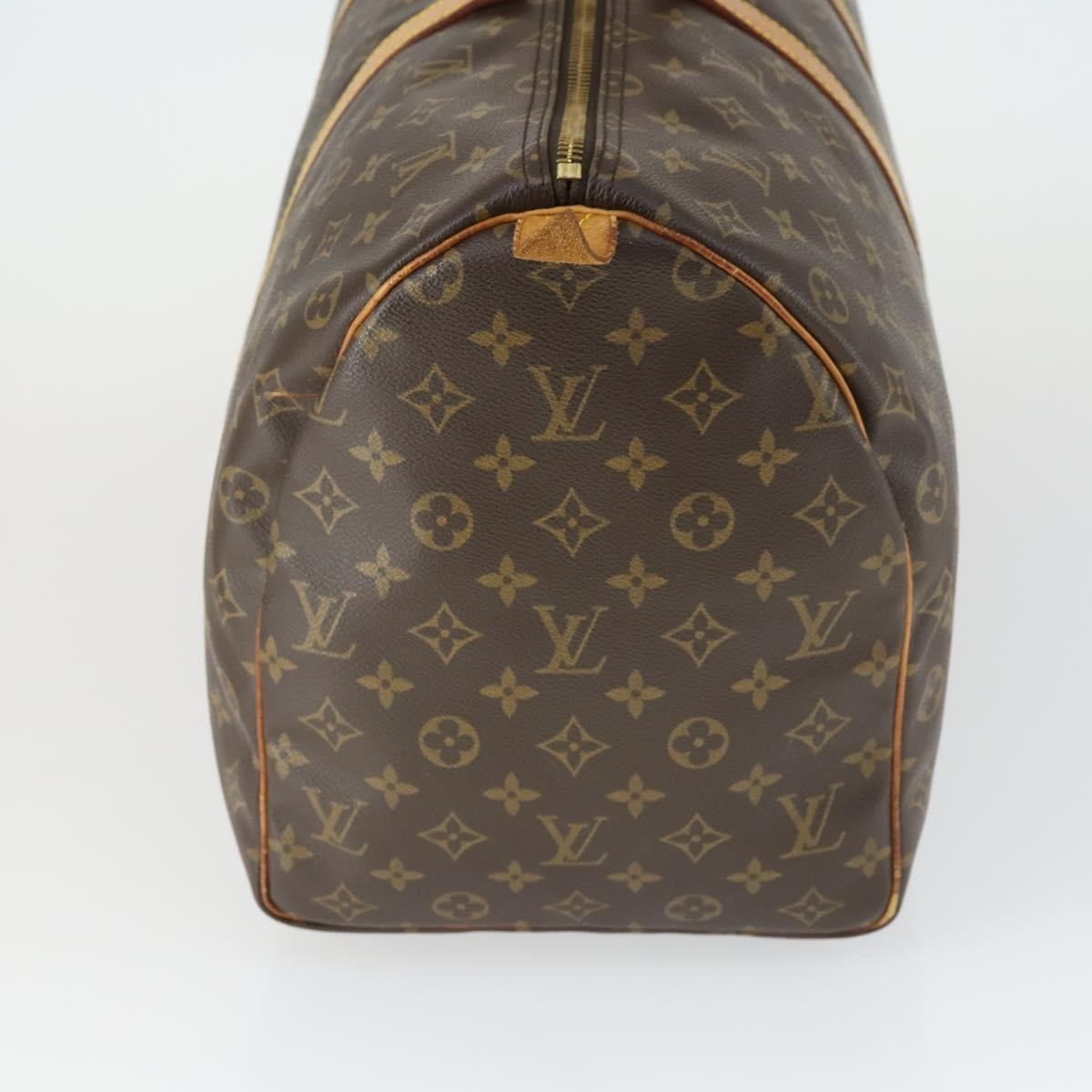 Louis Vuitton Keepall Bag Monogram Canvas Brown Canvas Travel Bag Bag (Pre-Owned)