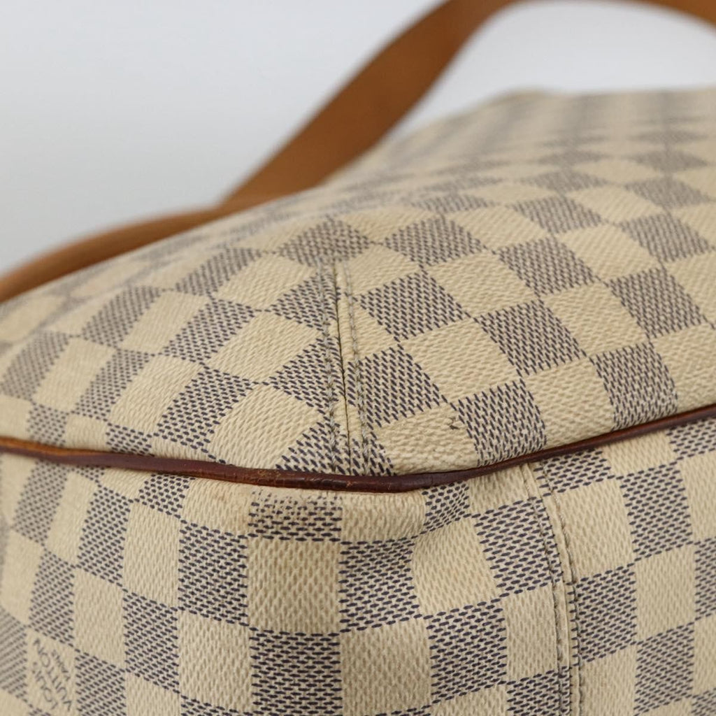 Louis Vuitton Soffi Handbag Damier Beige Canvas Handbag (Pre-Owned)