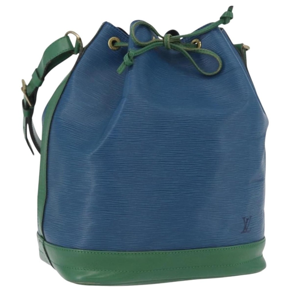 Louis Vuitton Bicolor Noe Handbag Epi Leather Blue Leather Shoulder Bag Bag (Pre-Owned)