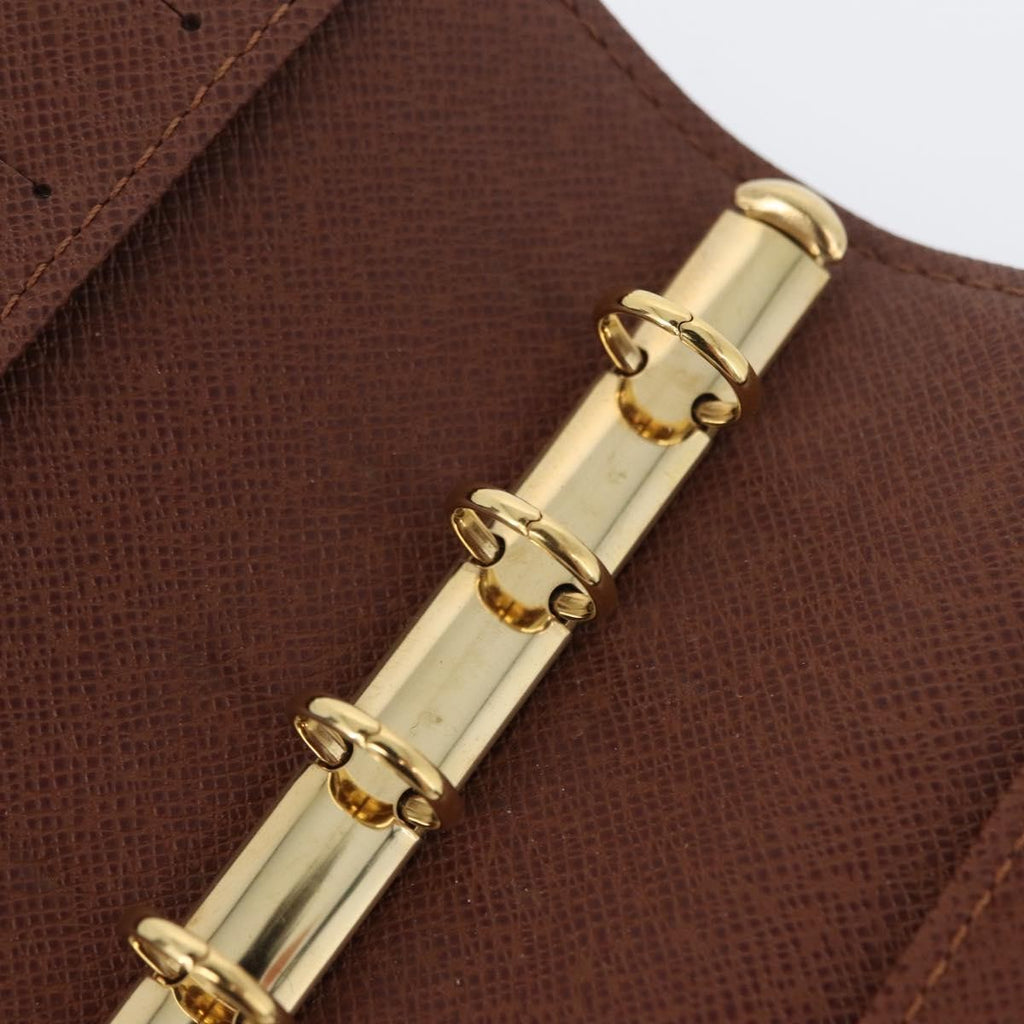 Louis Vuitton Agenda Cover Monogram Panda Brown Canvas Wallets Accessory (Pre-Owned)