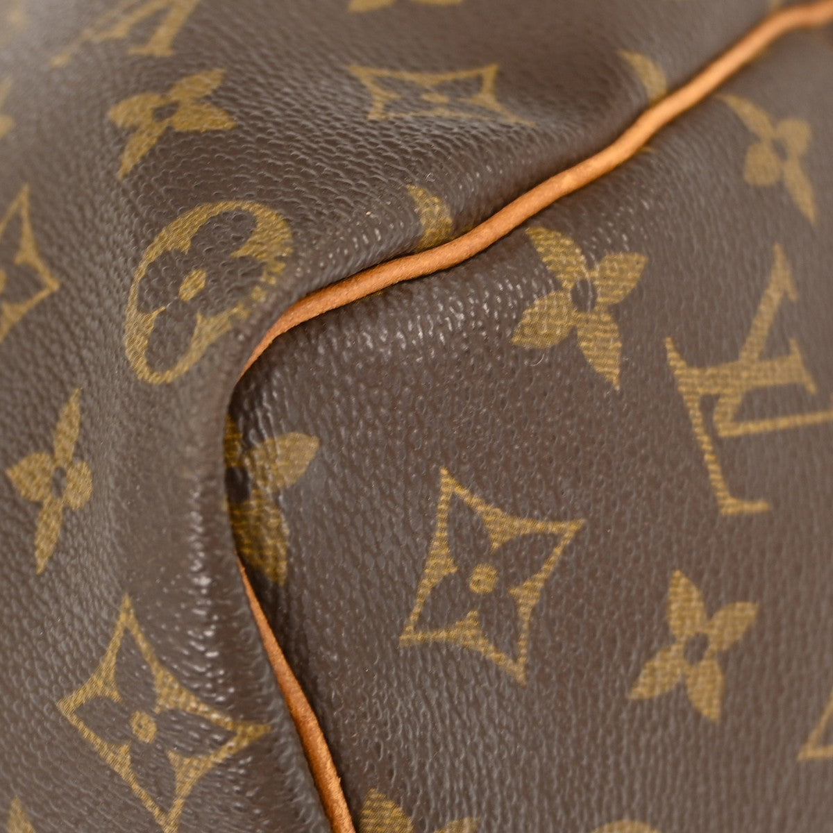 Louis Vuitton Keepall Bag Monogram Canvas Brown Canvas Travel Bag Bag (Pre-Owned)