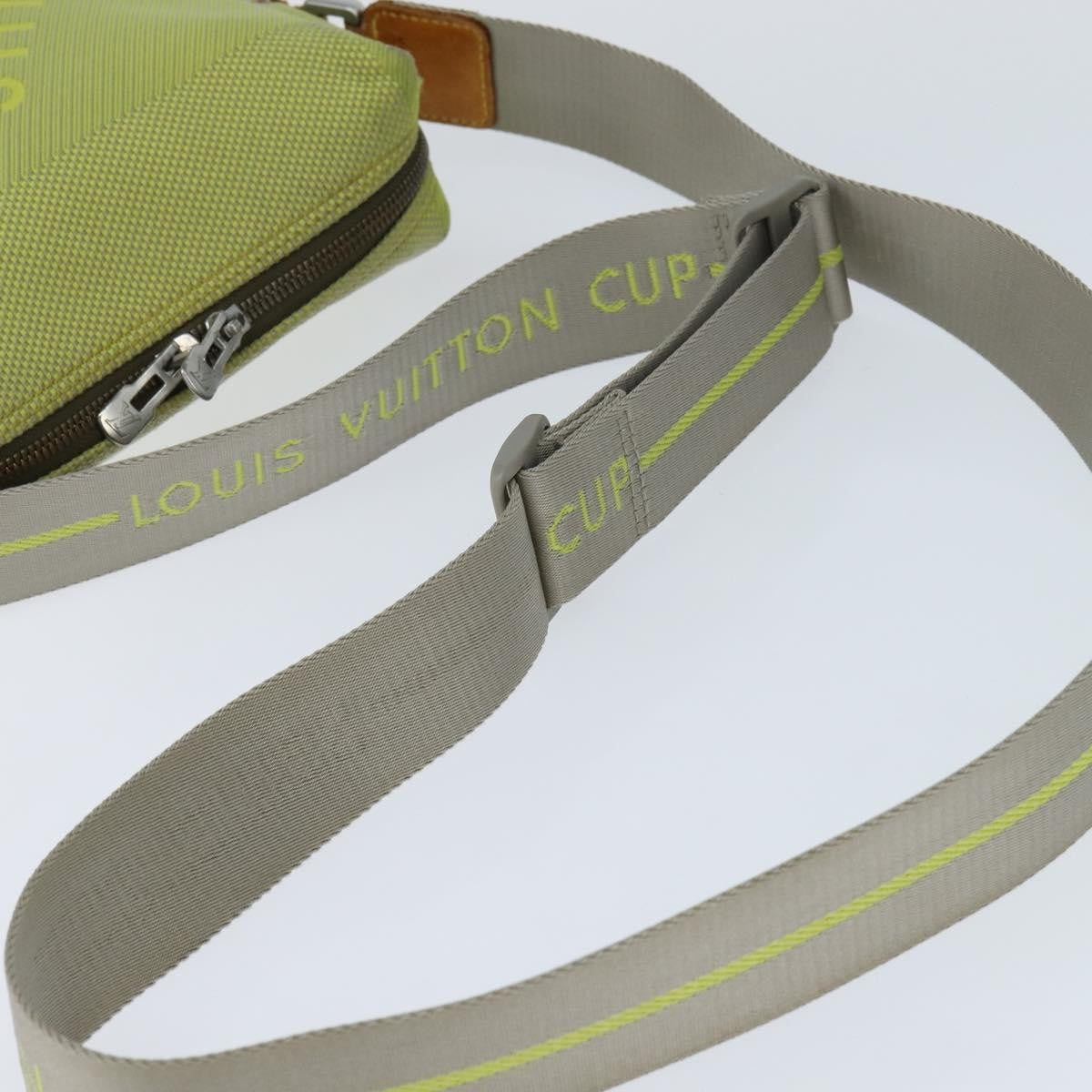 Louis Vuitton Cup Weathery Bag Damier Geant Canvas Yellow Canvas Shoulder Bag Bag (Pre-Owned)