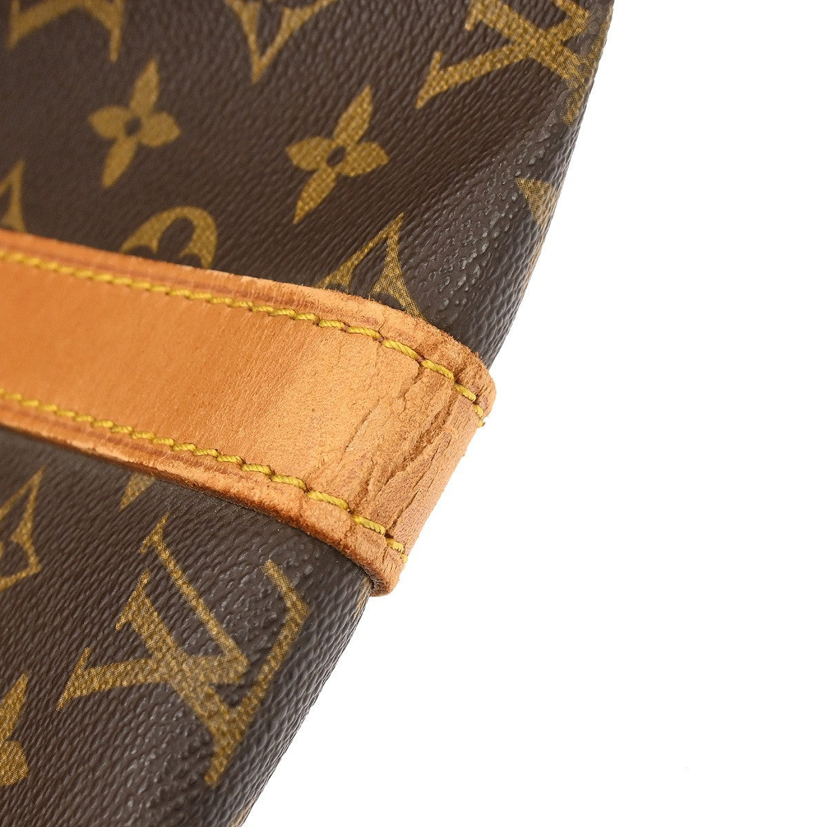 Louis Vuitton Keepall Bag Monogram Canvas Brown Canvas Travel Bag Bag (Pre-Owned)