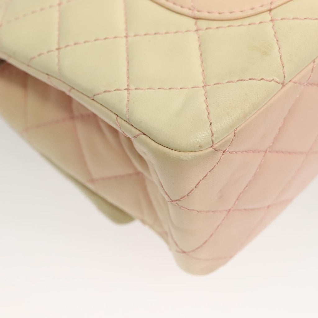 Chanel Reissue 2.55 Flap Bag Quilted Calfskin Pink Lamb_Skin Bag (Pre-Owned)