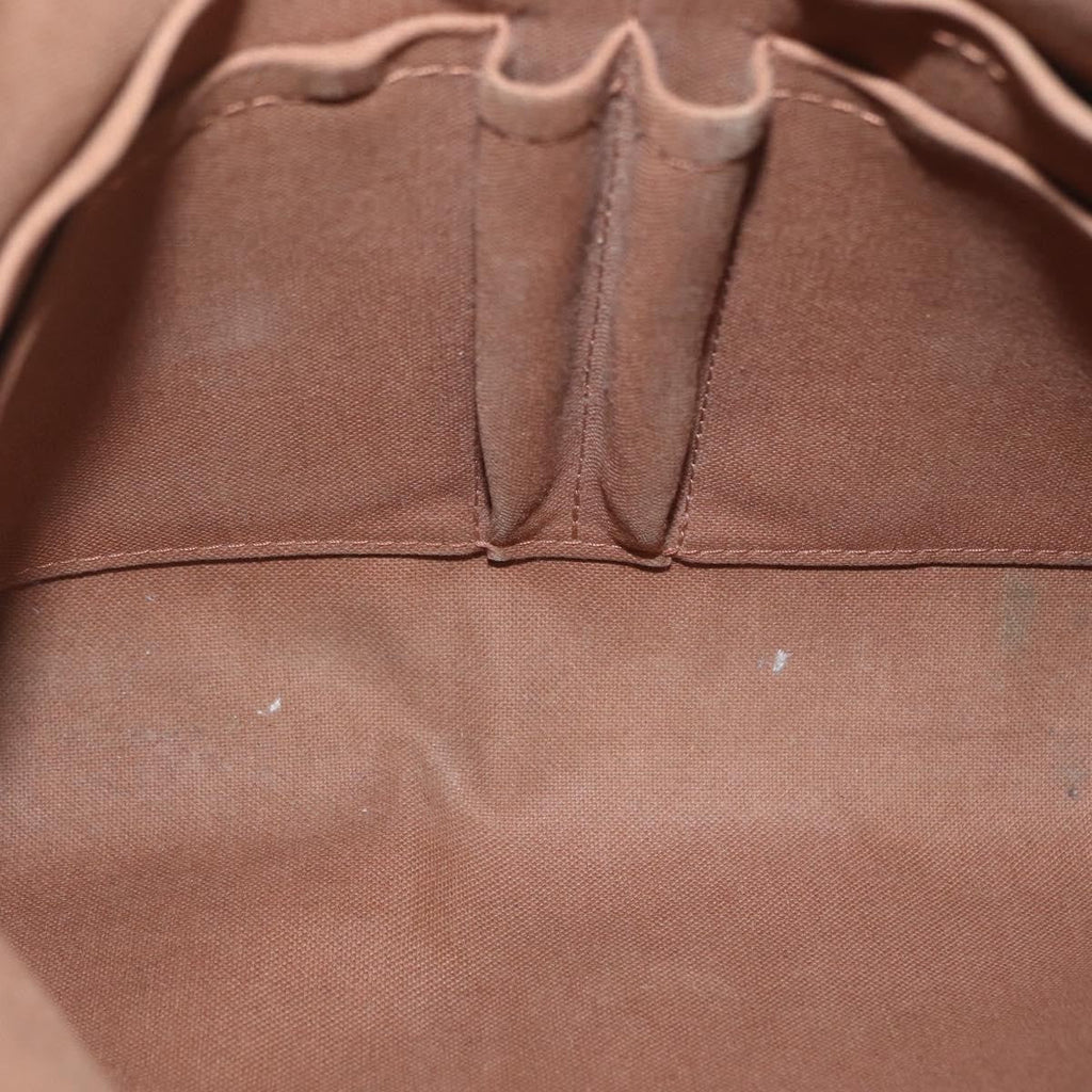 Louis Vuitton Trotteur Beaubourg Handbag Monogram Canvas Brown Canvas Shoulder Bag Bag (Pre-Owned)