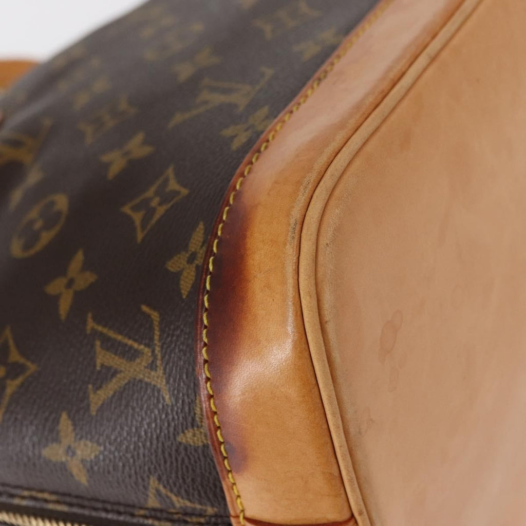 Louis Vuitton Alma Handbag Monogram Canvas Brown Canvas Handbag (Pre-Owned)