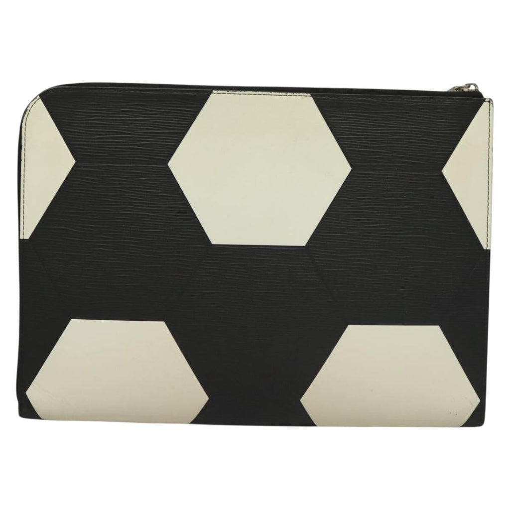Louis Vuitton Pochette Jour Limited Edition Fifa World Cup Epi Leather Black Leather Clutche & Pouche Bag (Pre-Owned)