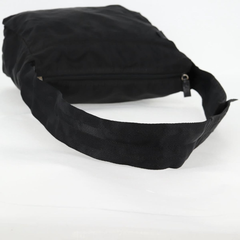Prada Vintage Shoulder Bag Tessuto Black Nylon Shoulder Bag Bag (Pre-Owned)