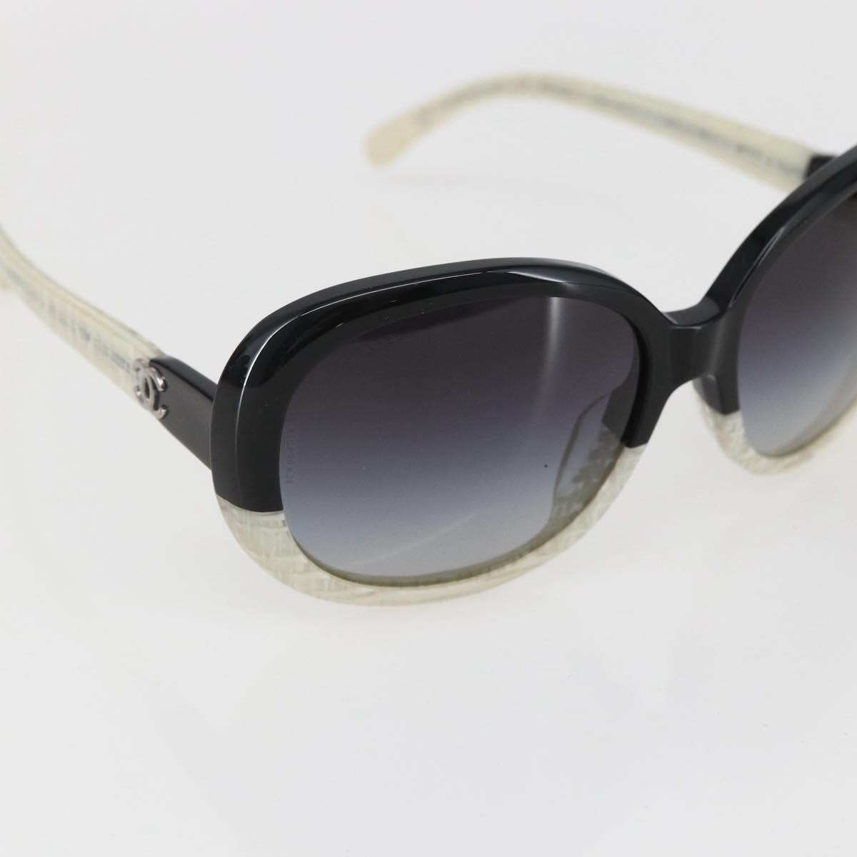 Chanel Chanel Logo Sunglasses Eye Wear Plastic Black Plastic Sunglasse Accessory (Pre-Owned)