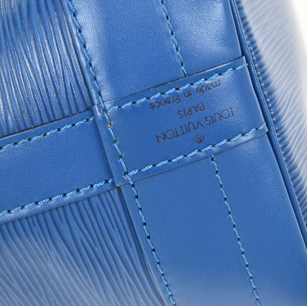 Louis Vuitton Noe Handbag Epi Leather Blue Leather Shoulder Bag Bag (Pre-Owned)