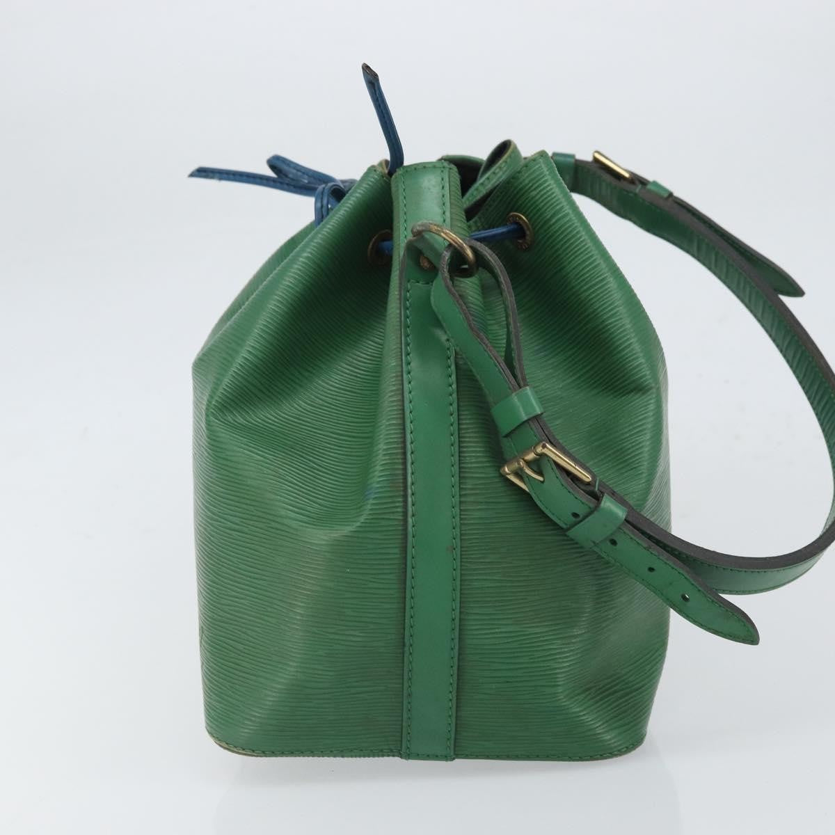 Louis Vuitton Petit Noe Handbag Epi Leather Green Leather Shoulder Bag Bag (Pre-Owned)