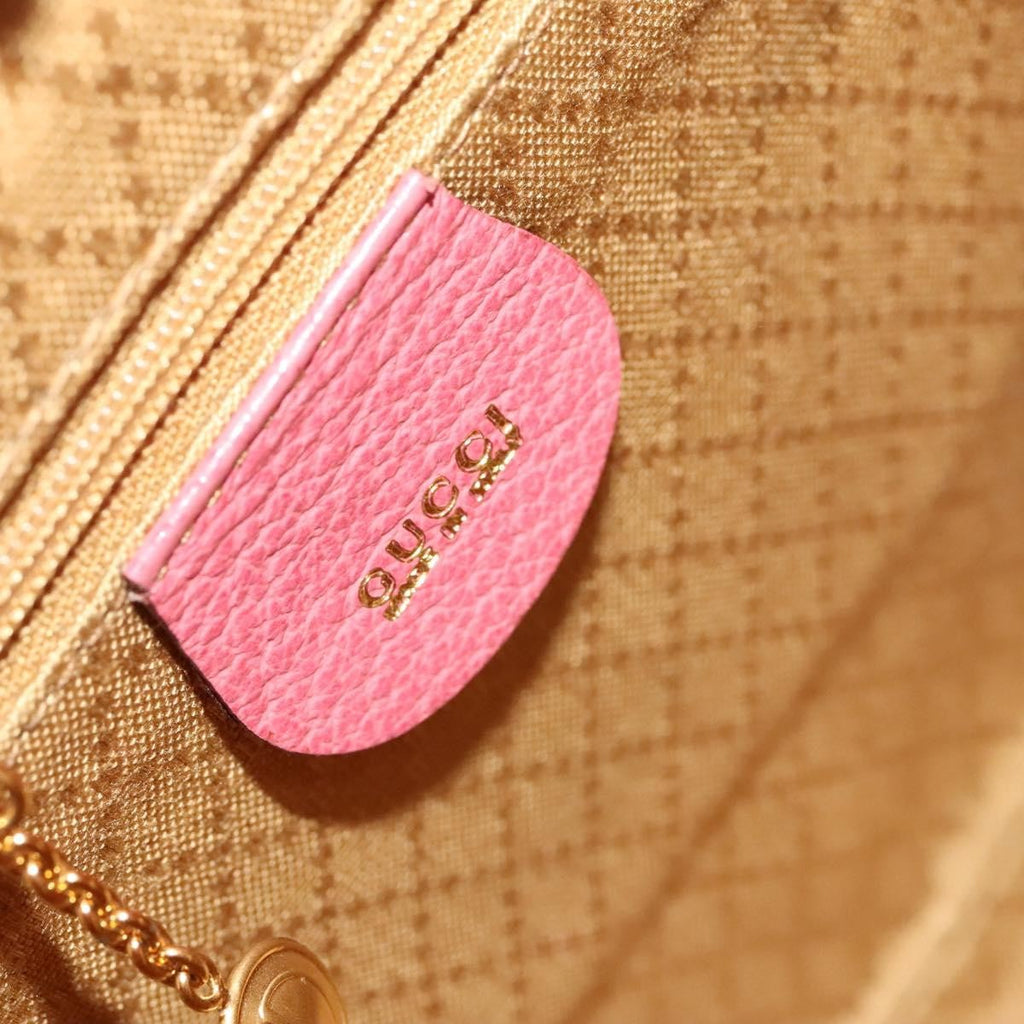Gucci Gucci Bamboo Backpack Daim Pink Suede Backpack Bag (Pre-Owned)
