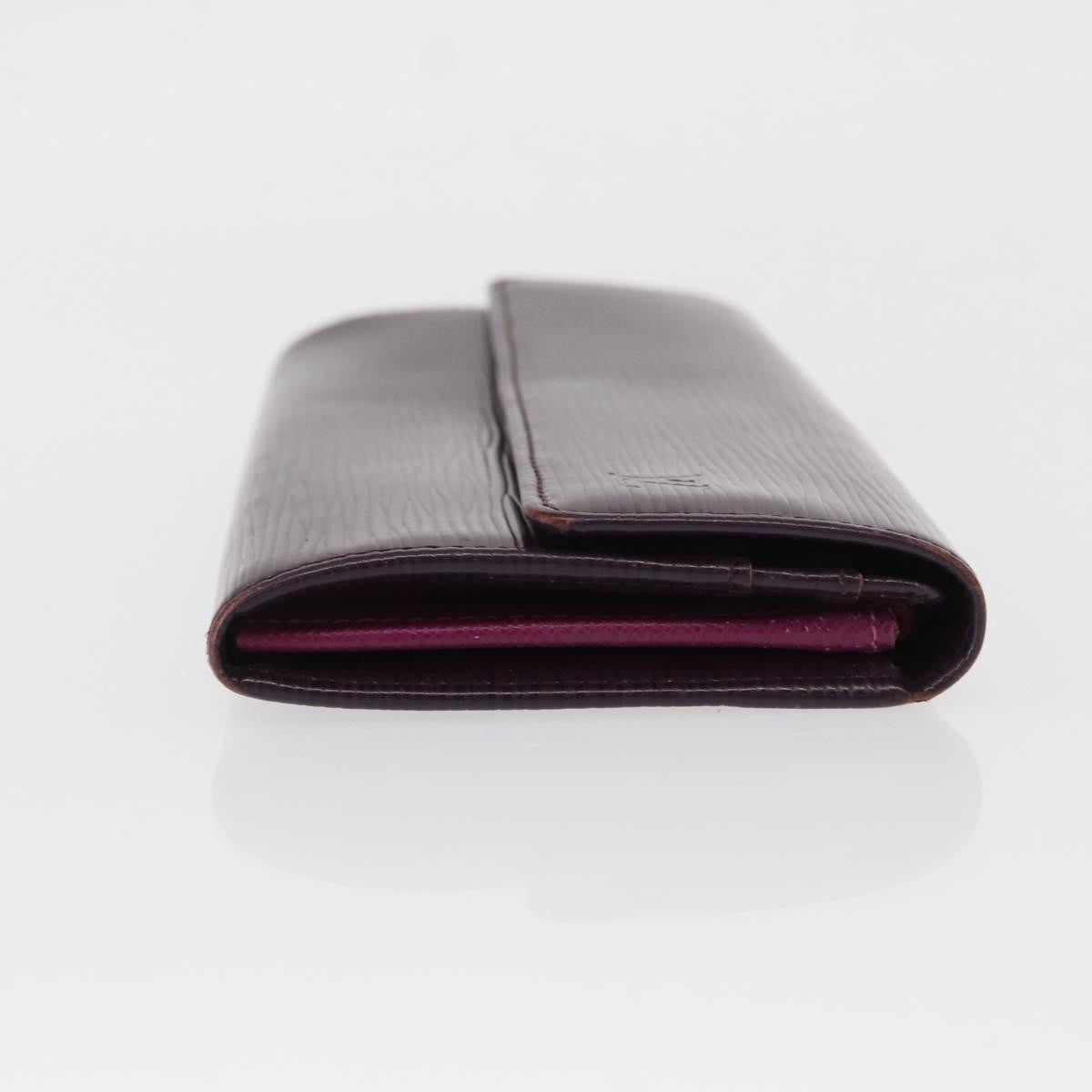 Louis Vuitton Vintage Sarah Wallet Epi Leather Purple Leather Wallets Accessory (Pre-Owned)