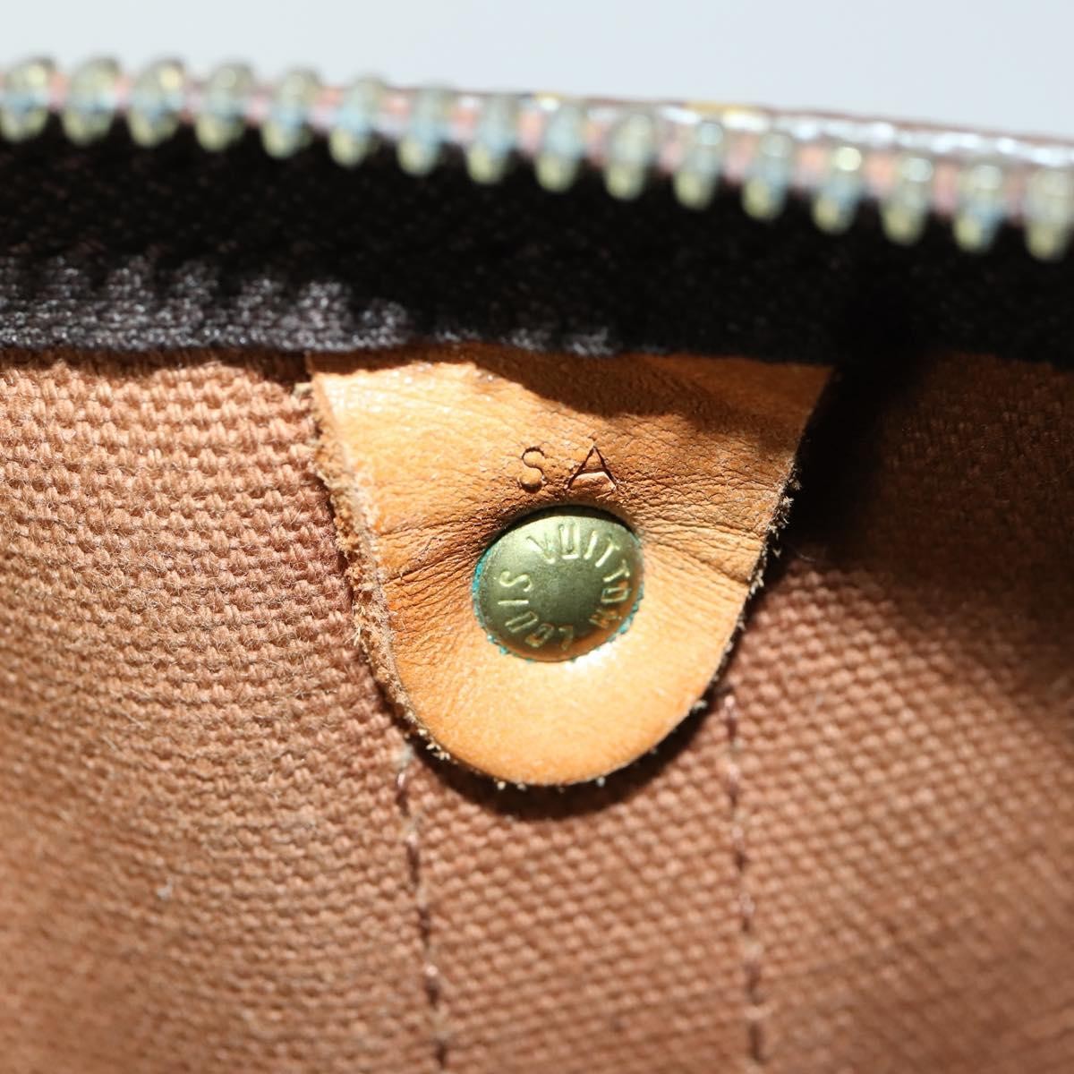 Louis Vuitton Keepall Bag Monogram Canvas Brown Canvas Travel Bag Bag (Pre-Owned)