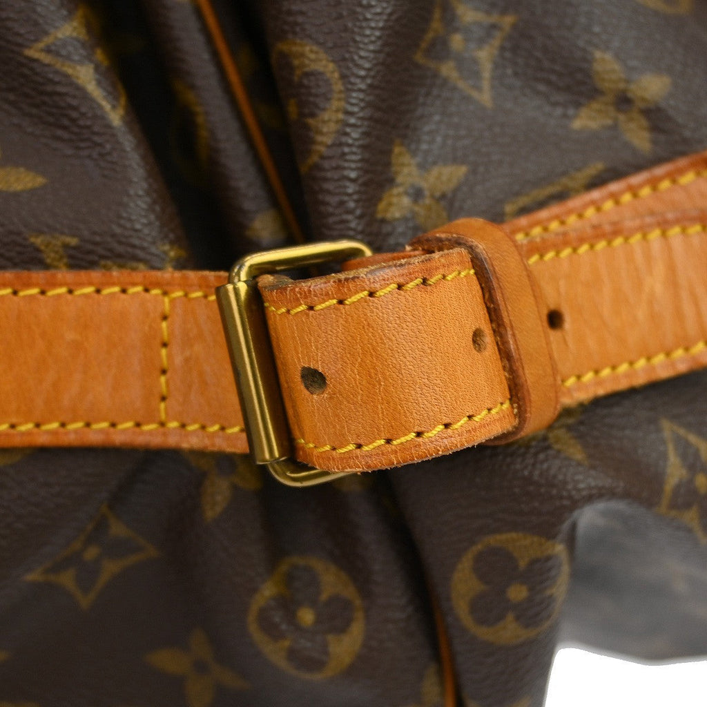 Louis Vuitton Saumur Handbag Monogram Canvas Brown Canvas Shoulder Bag Bag (Pre-Owned)