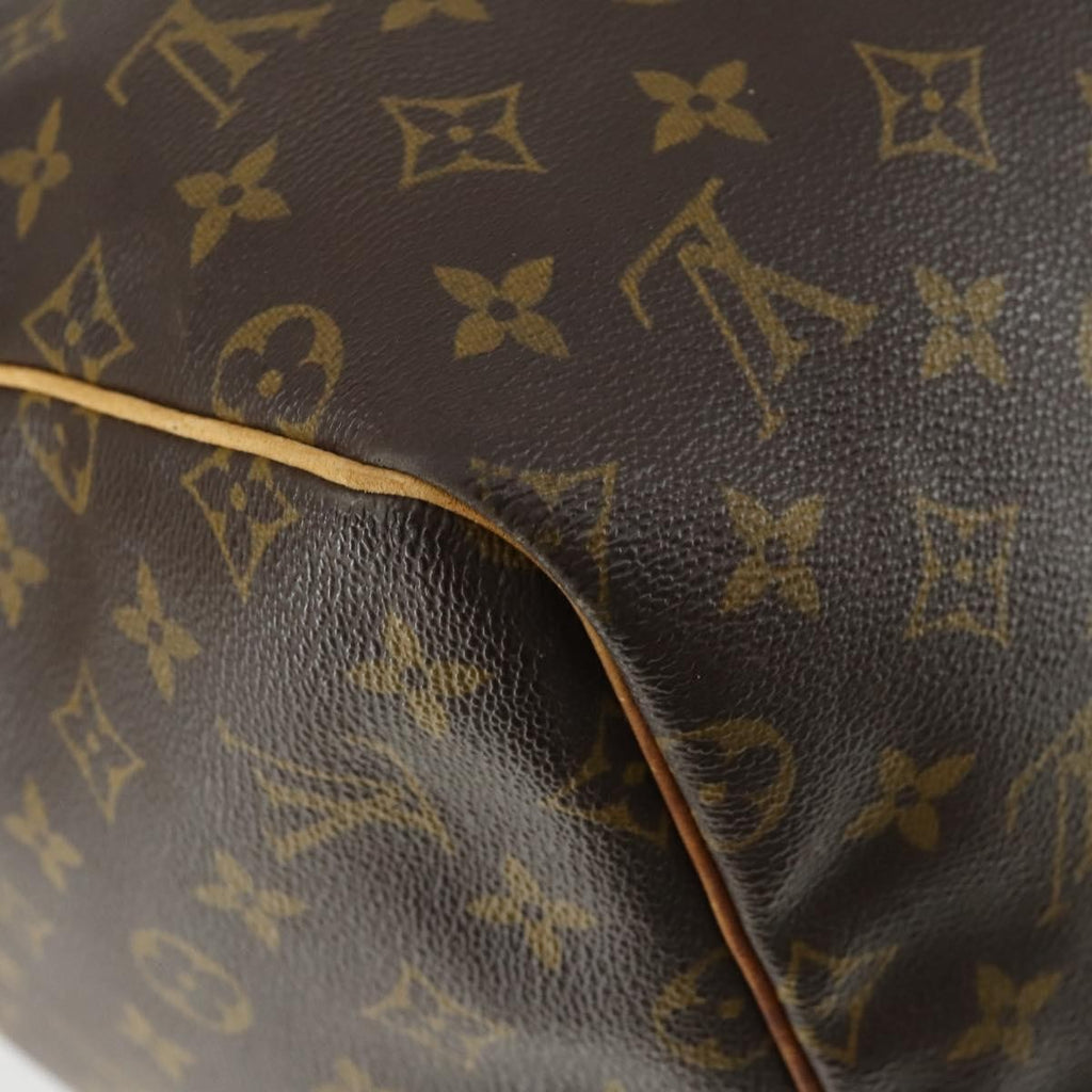 Louis Vuitton Keepall Bag Monogram Canvas Brown Canvas Travel Bag Bag (Pre-Owned)