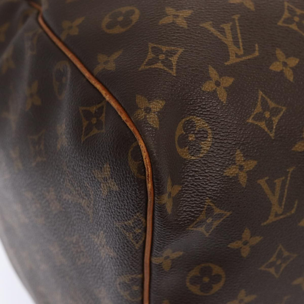 Louis Vuitton Keepall Bag Monogram Canvas Brown Canvas Travel Bag Bag (Pre-Owned)
