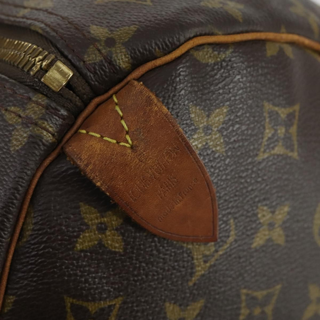Louis Vuitton Keepall Bag Monogram Canvas Brown Canvas Travel Bag Bag (Pre-Owned)