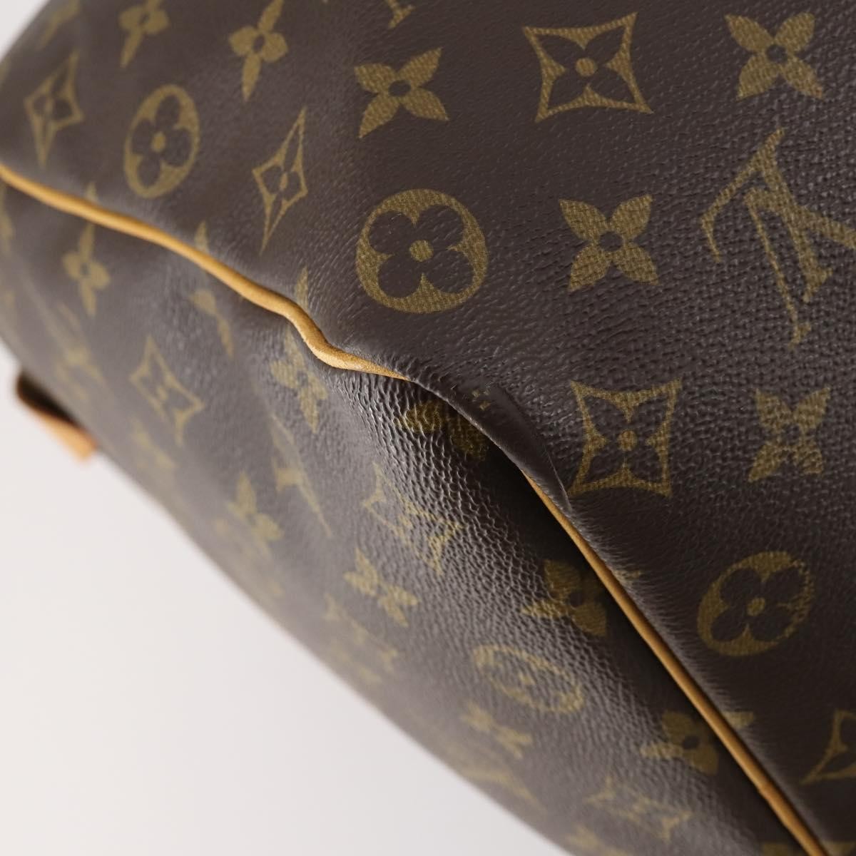 Louis Vuitton Keepall Bag Monogram Canvas Brown Canvas Travel Bag Bag (Pre-Owned)