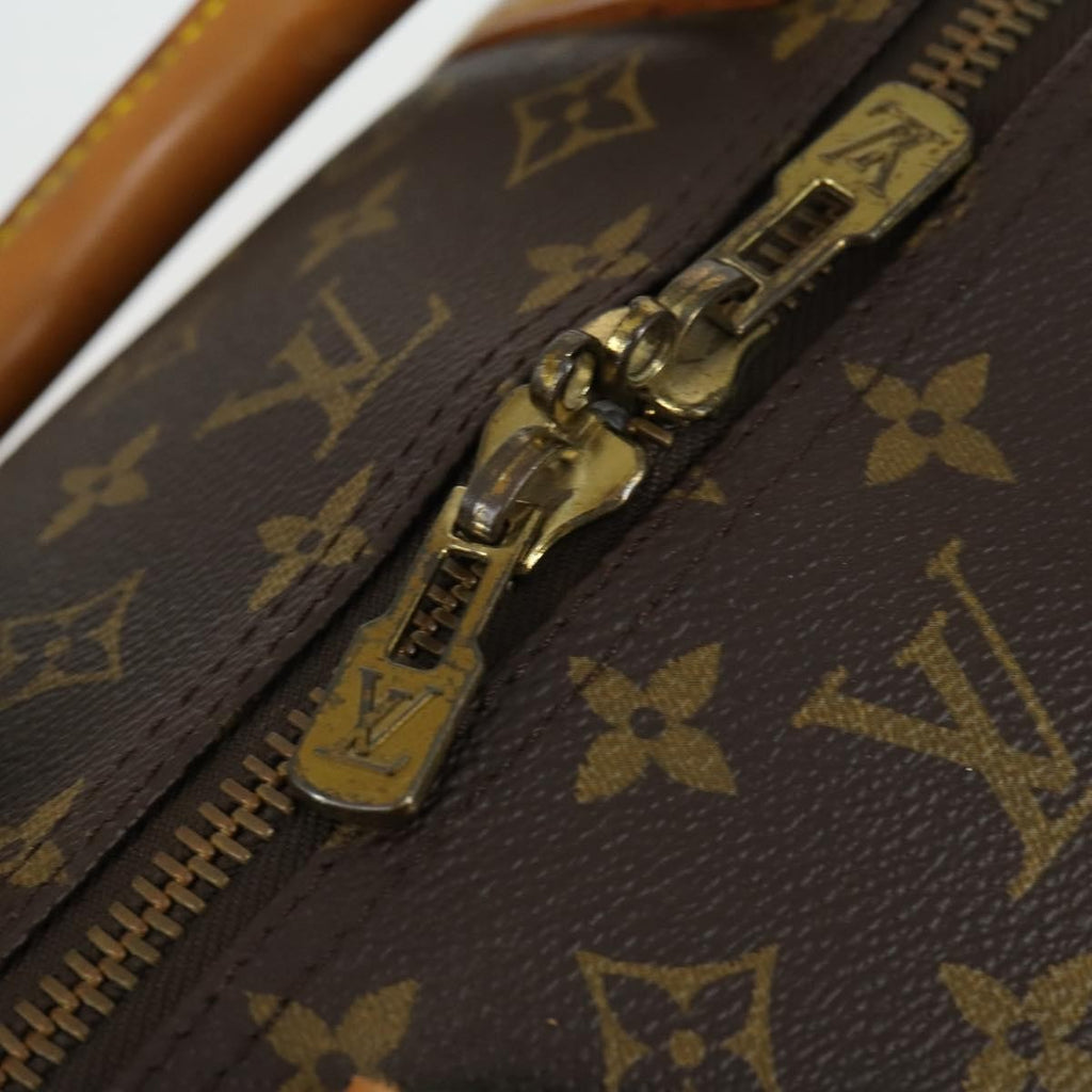 Louis Vuitton Keepall Bag Monogram Canvas Brown Canvas Travel Bag Bag (Pre-Owned)