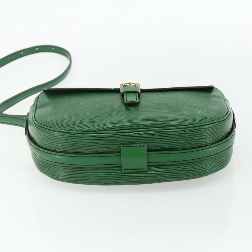 Louis Vuitton Jeune Fille Handbag Epi Leather Green Leather Shoulder Bag Bag (Pre-Owned)