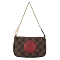Louis Vuitton Pochette Accessoires Limited Edition Damier Brown Canvas Clutche & Pouche Bag (Pre-Owned)