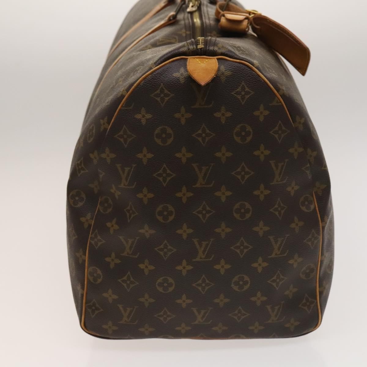 Louis Vuitton Keepall Bag Monogram Canvas Brown Canvas Travel Bag Bag (Pre-Owned)