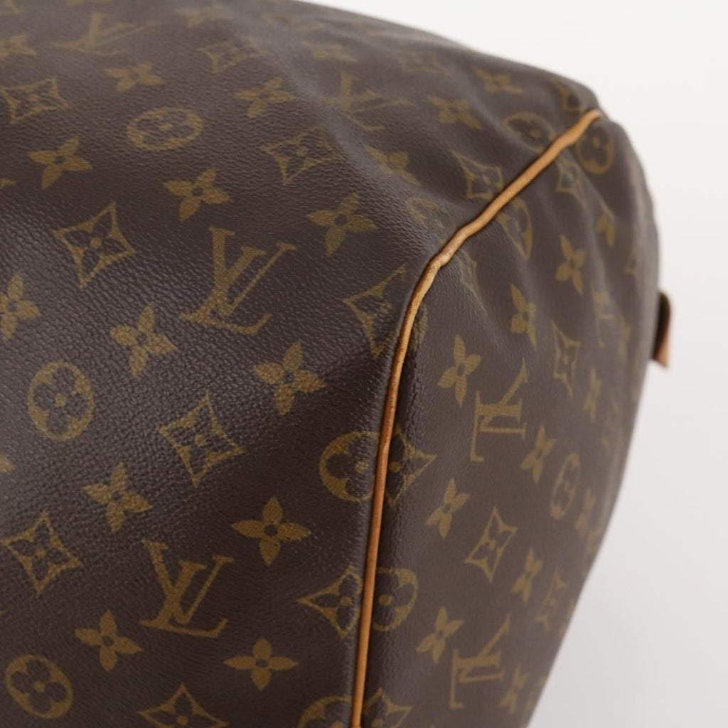 Louis Vuitton Keepall Bag Monogram Canvas Brown Canvas Travel Bag Bag (Pre-Owned)