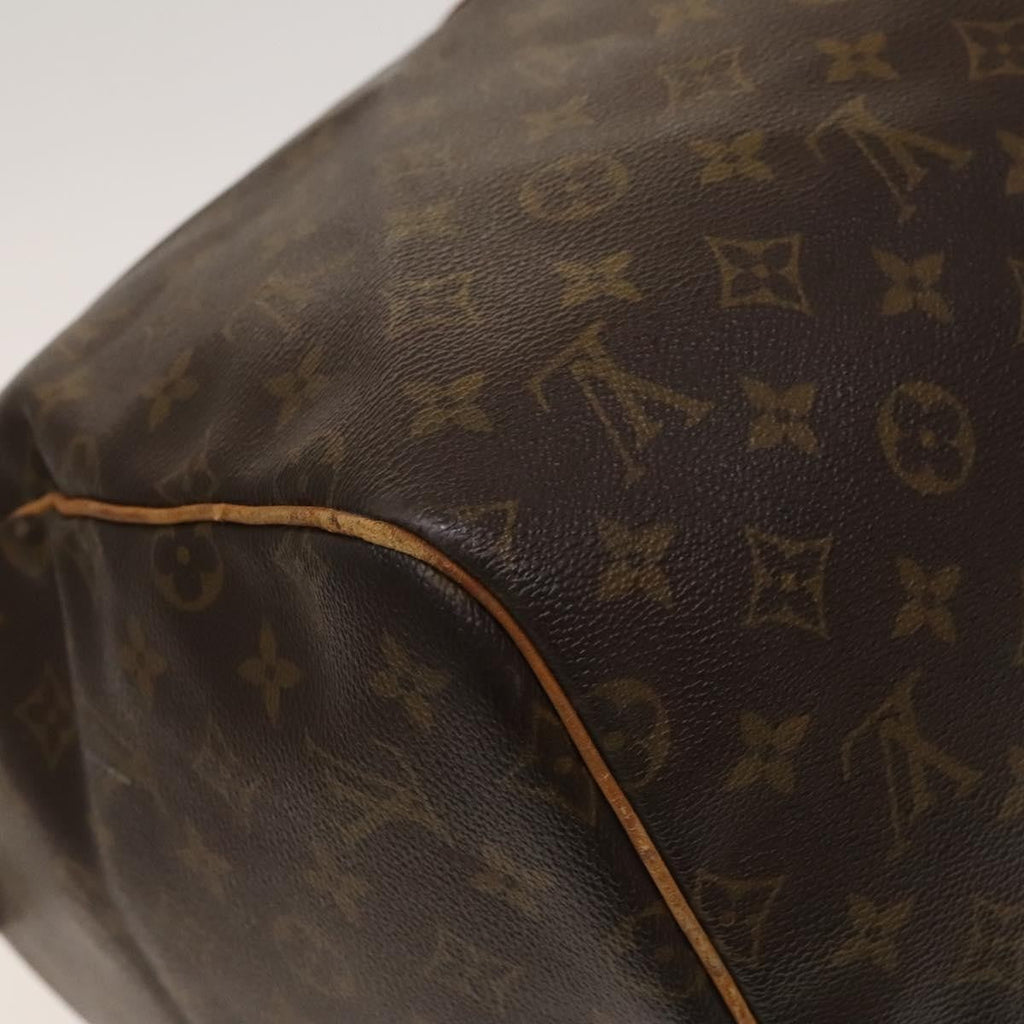 Louis Vuitton Keepall Bag Monogram Canvas Brown Canvas Travel Bag Bag (Pre-Owned)