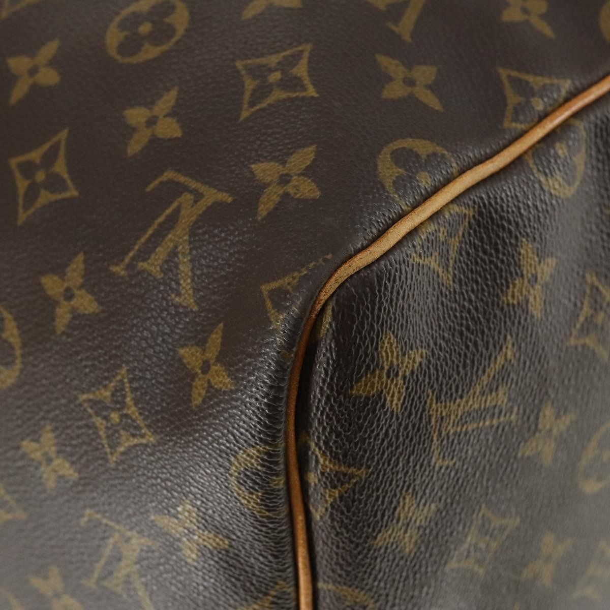 Louis Vuitton Keepall Bag Monogram Canvas Brown Canvas Travel Bag Bag (Pre-Owned)