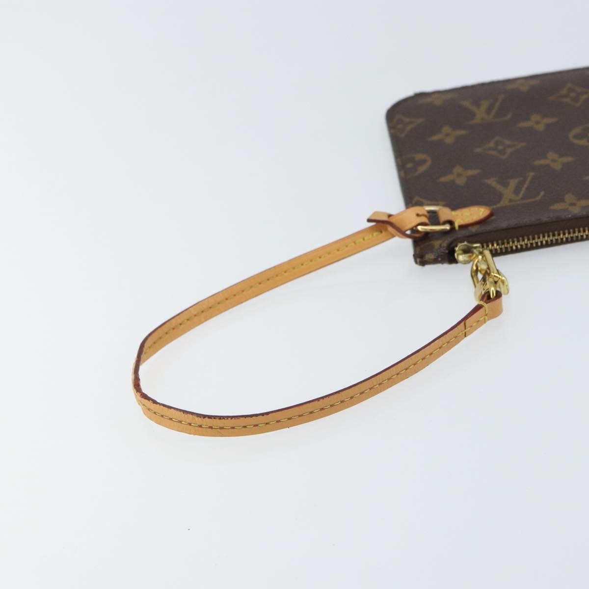 Louis Vuitton Neverfull Pochette Monogram Canvas Brown Canvas Clutche & Pouche Bag (Pre-Owned)