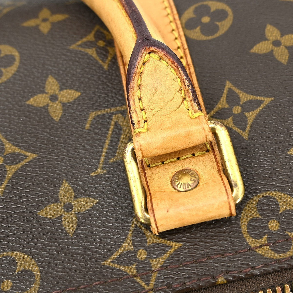 Louis Vuitton Keepall Bag Monogram Canvas Brown Canvas Travel Bag Bag (Pre-Owned)