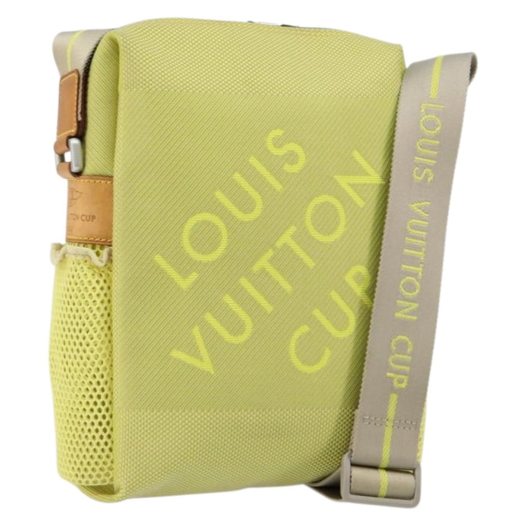 Louis Vuitton Cup Weathery Bag Damier Geant Canvas Yellow Canvas Shoulder Bag Bag (Pre-Owned)