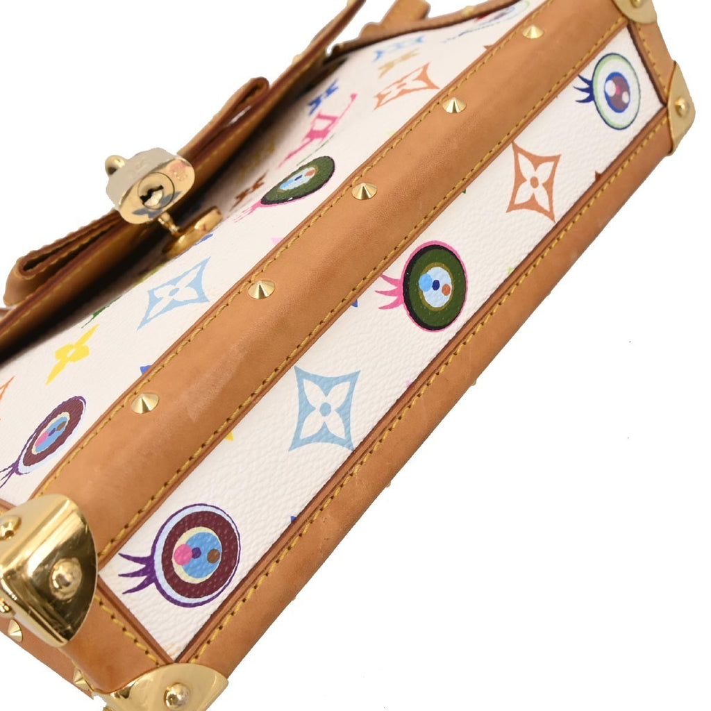 Louis Vuitton Eye Miss You Bag Monogram Multicolor White Canvas Clutche & Pouche Bag (Pre-Owned)