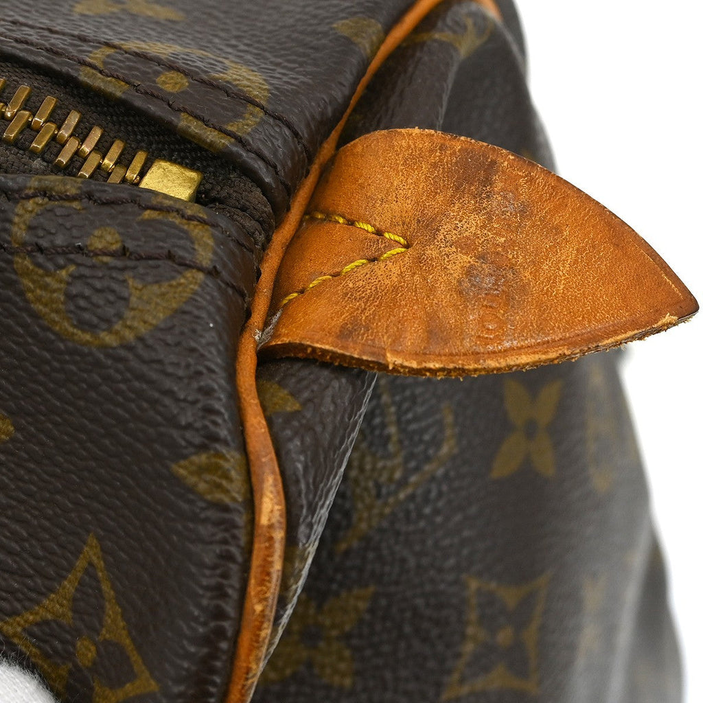 Louis Vuitton Keepall Bag Monogram Canvas Brown Canvas Travel Bag Bag (Pre-Owned)