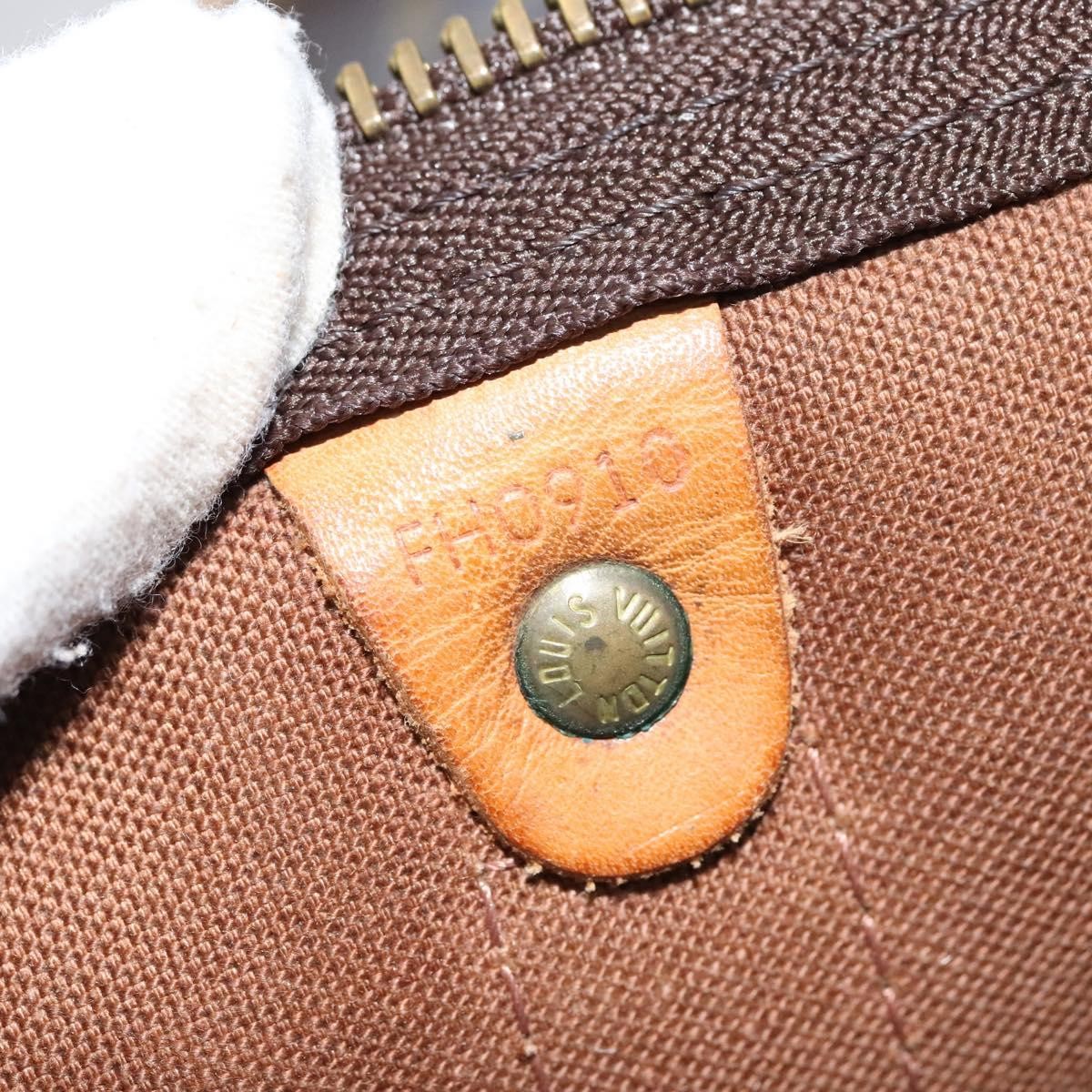 Louis Vuitton Keepall Bag Monogram Canvas Brown Canvas Travel Bag Bag (Pre-Owned)