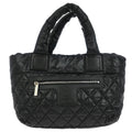 Chanel Coco Cocoon Reversible Tote Quilted Nylon Black Nylon Tote Bag Bag (Pre-Owned)