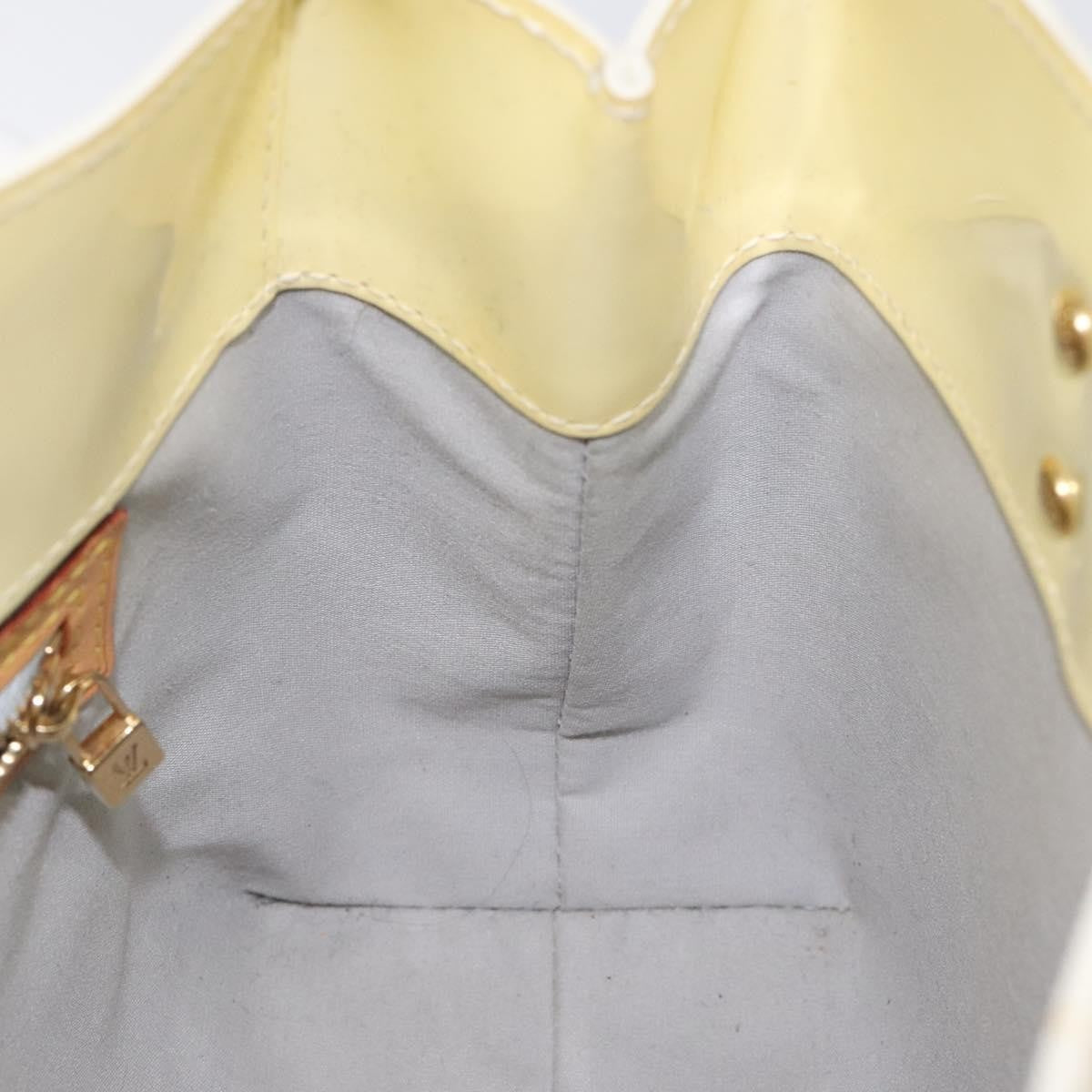 Louis Vuitton Reade Handbag Monogram Vernis Beige Patent_Leather Bag (Pre-Owned)