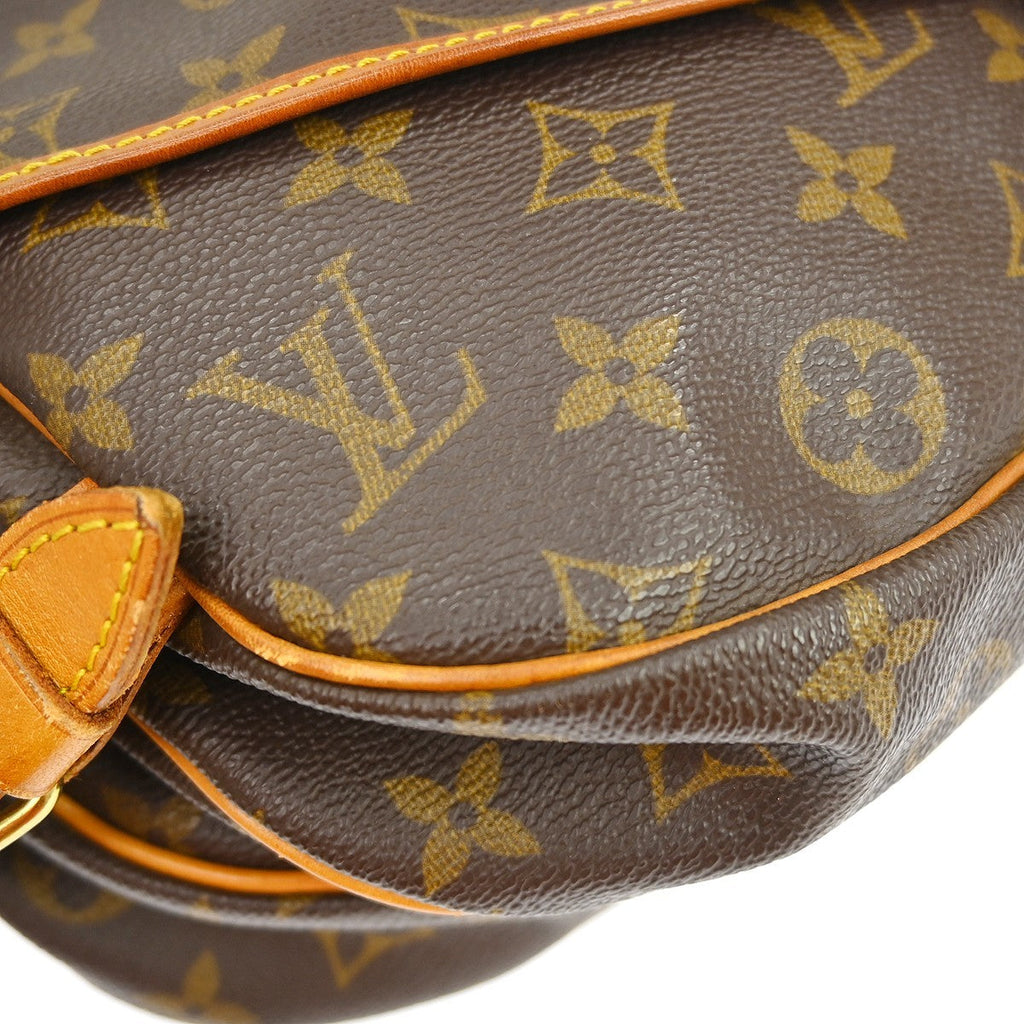 Louis Vuitton Saumur Handbag Monogram Canvas Brown Canvas Shoulder Bag Bag (Pre-Owned)