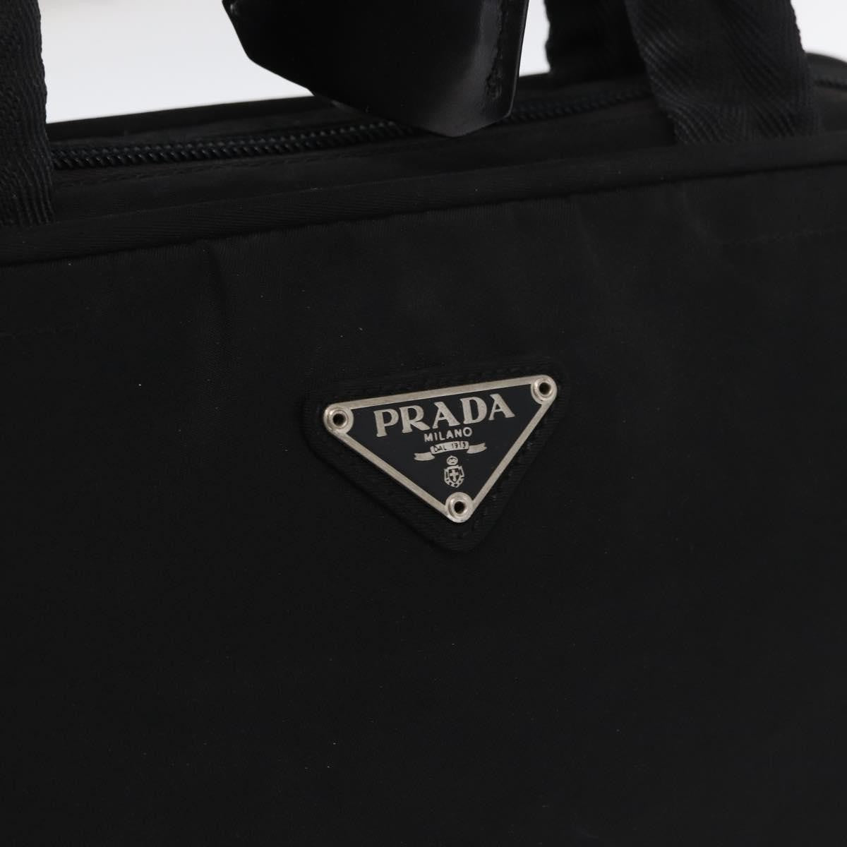 Prada Bowling Shoulder Bag Tessuto Black Nylon Shoulder Bag Bag (Pre-Owned)