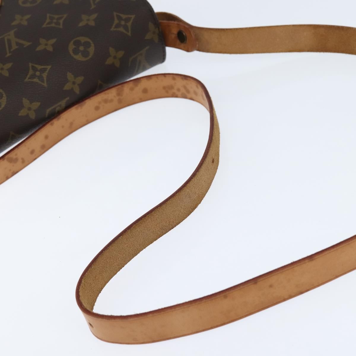 Louis Vuitton Cartouchiere Handbag Monogram Canvas Brown Canvas Shoulder Bag Bag (Pre-Owned)