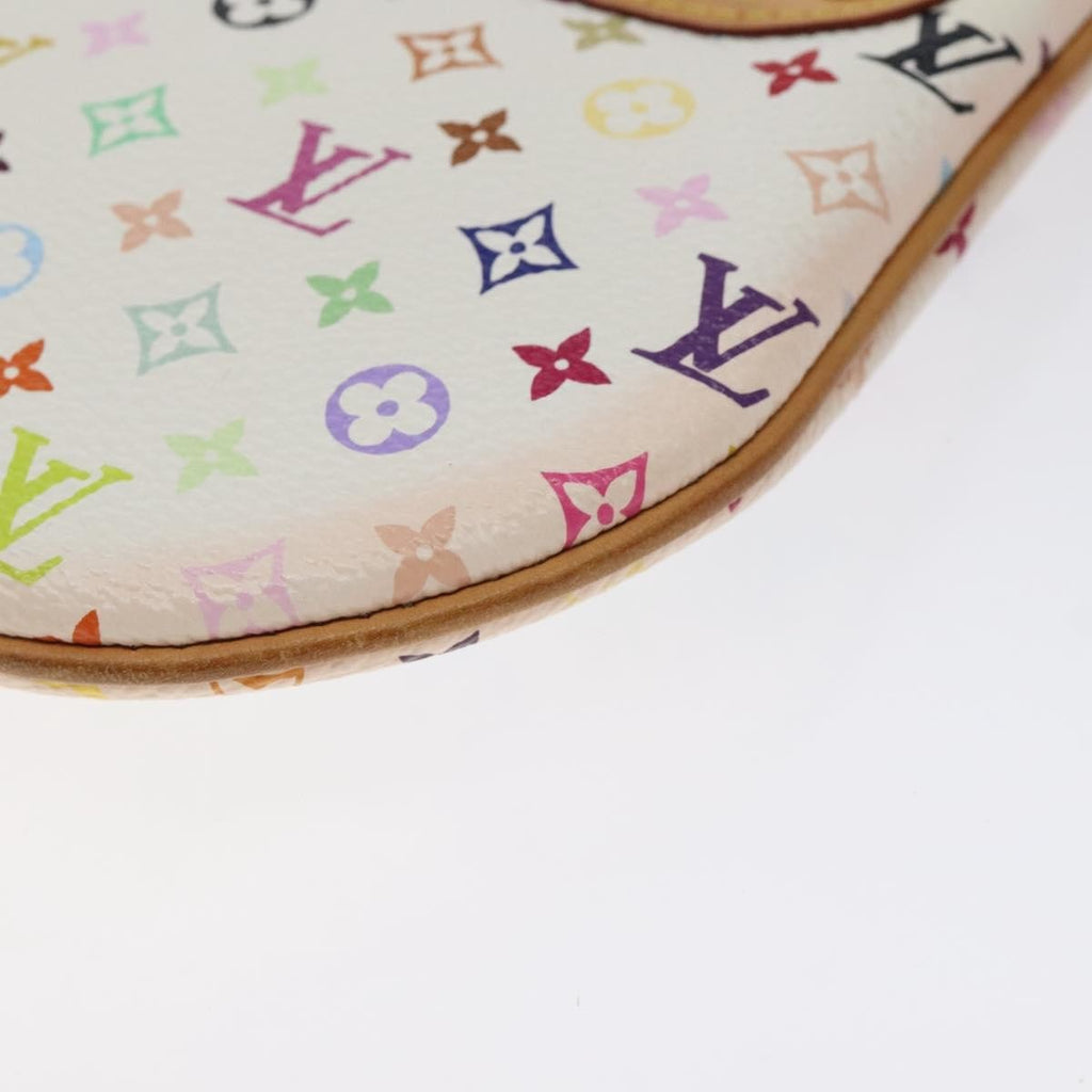 Louis Vuitton Pochette Gm Monogram Multicolor White Canvas Clutche & Pouche Bag (Pre-Owned)