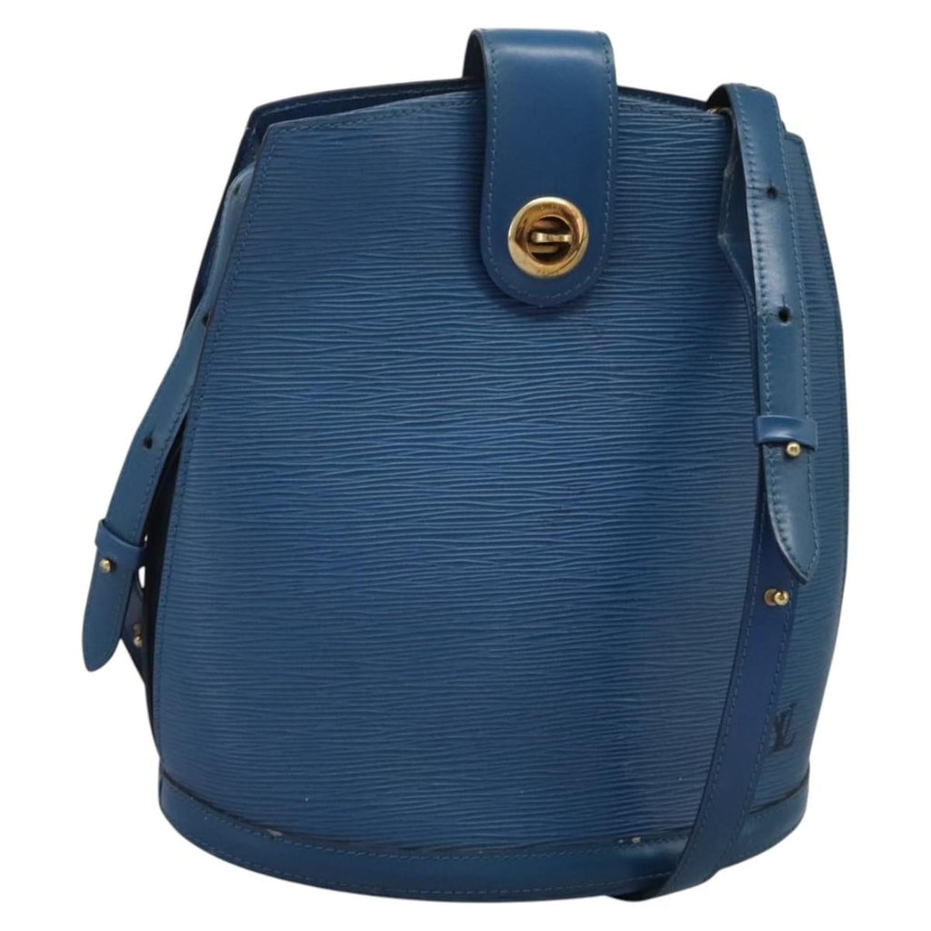 Louis Vuitton Cluny Shoulder Bag Epi Leather Blue Leather Shoulder Bag Bag (Pre-Owned)