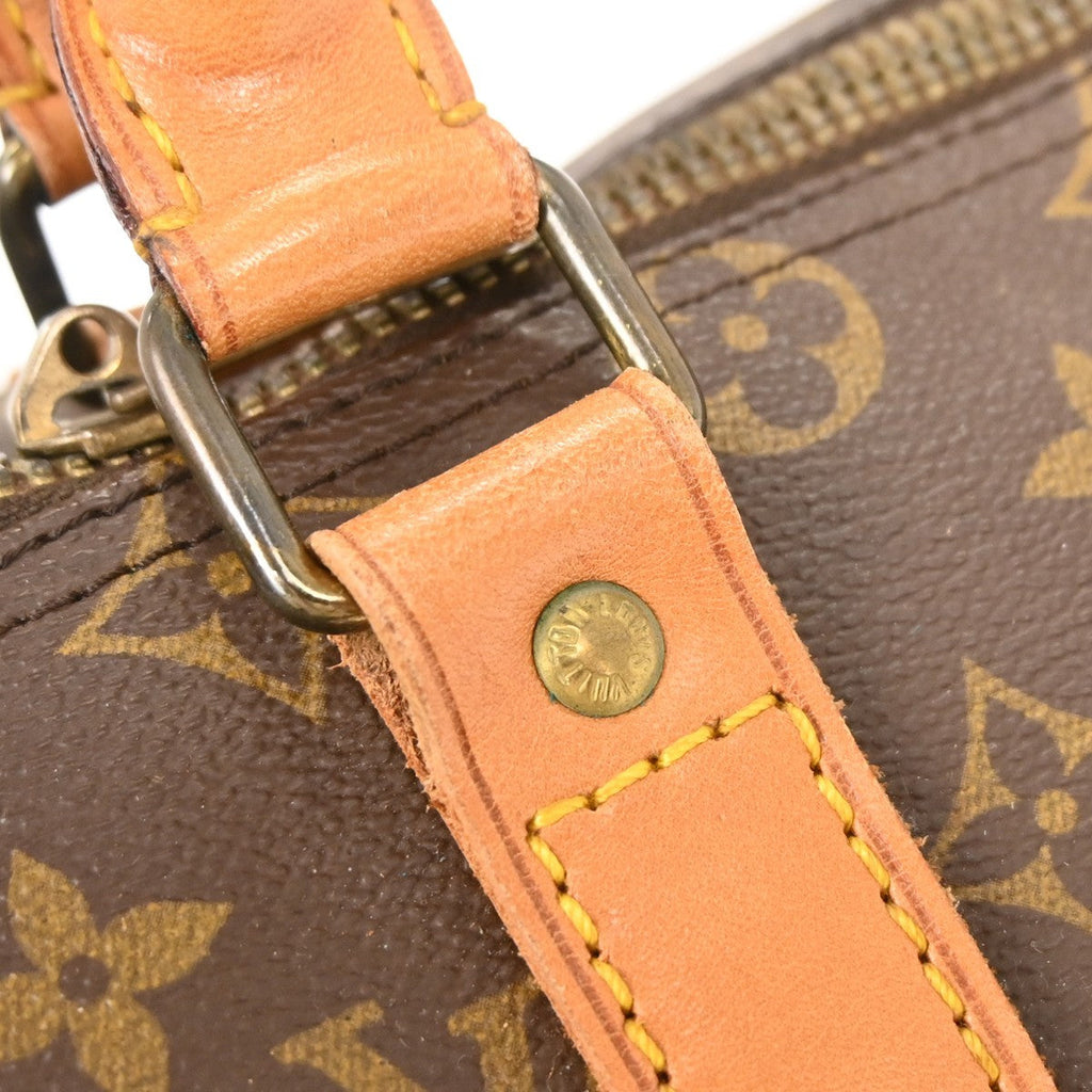 Louis Vuitton Keepall Bag Monogram Canvas Brown Canvas Travel Bag Bag (Pre-Owned)
