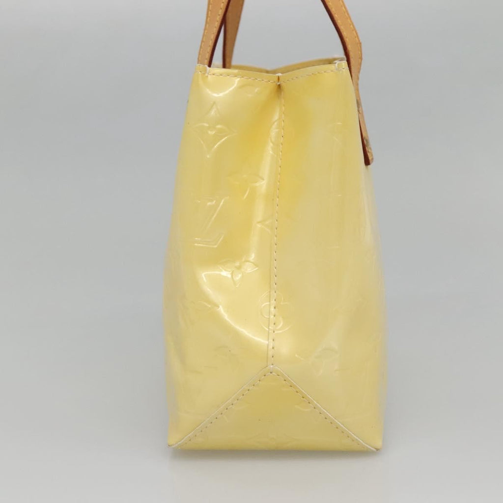 Louis Vuitton Reade Handbag Monogram Vernis Ecru Patent_Leather Bag (Pre-Owned)