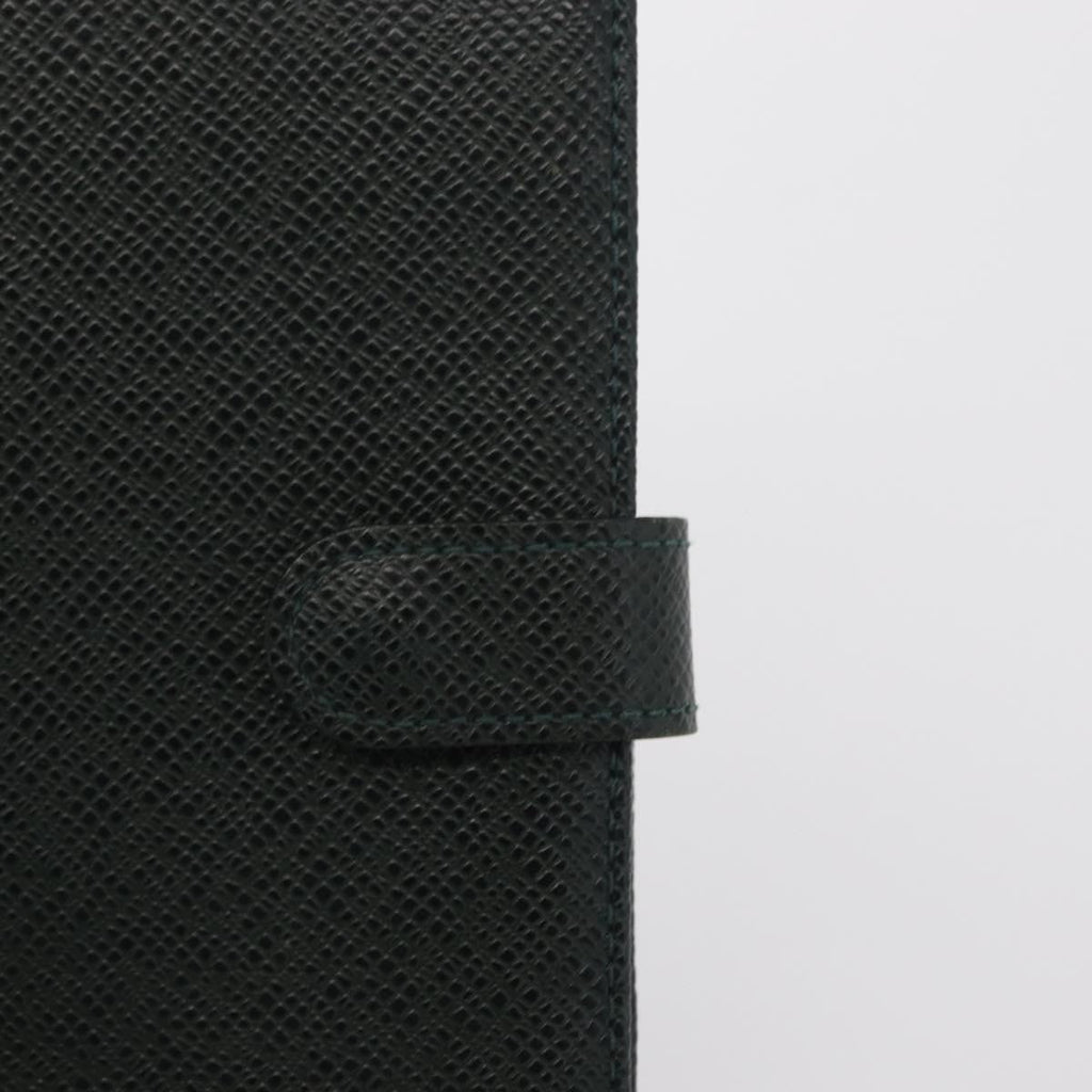 Louis Vuitton Agenda Cover Taiga Leather Green Leather Wallets Accessory (Pre-Owned)