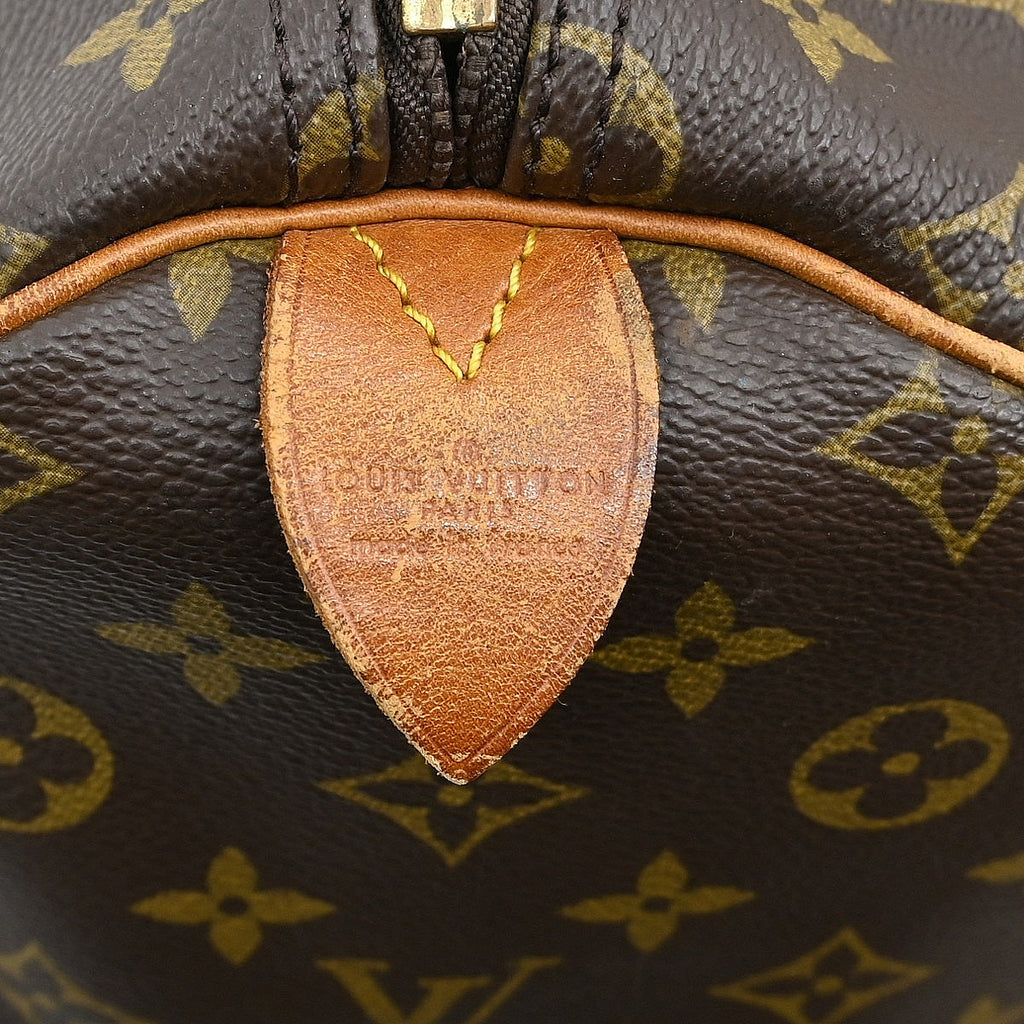 Louis Vuitton Keepall Bag Monogram Canvas Brown Canvas Travel Bag Bag (Pre-Owned)