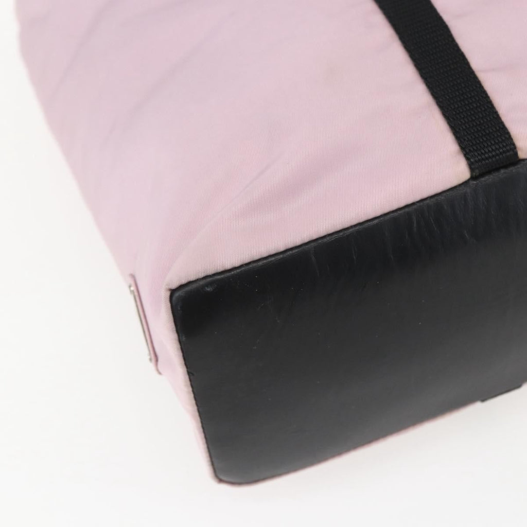 Prada Vintage Tote Tessuto Pink Nylon Tote Bag Bag (Pre-Owned)