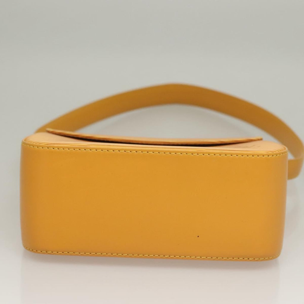 Louis Vuitton Buci Handbag Epi Leather Yellow Leather Shoulder Bag Bag (Pre-Owned)